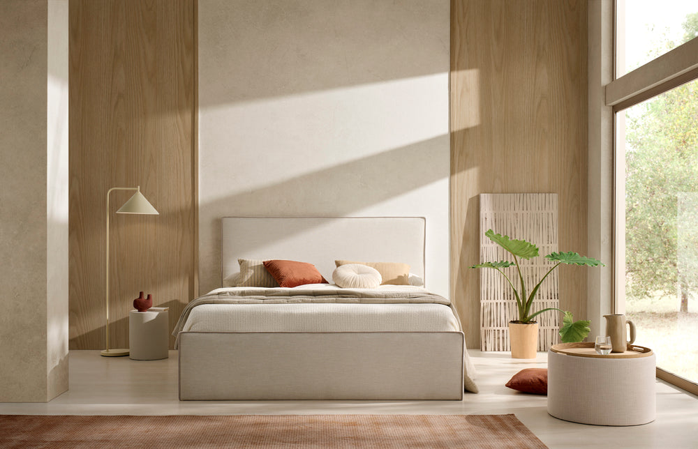 Lit coffre Volga + Tête de lit Velia – Nosolopatas