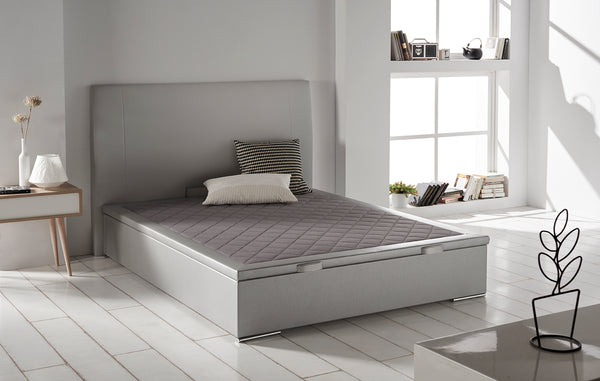 Lit coffre Tokio + Tête de lit Tirol – Nosolopatas