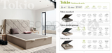 Lit coffre Tokio + Tête de lit Tirol – Nosolopatas